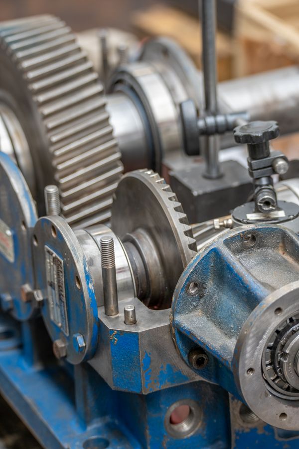 Lubricated industrial gears and machinery